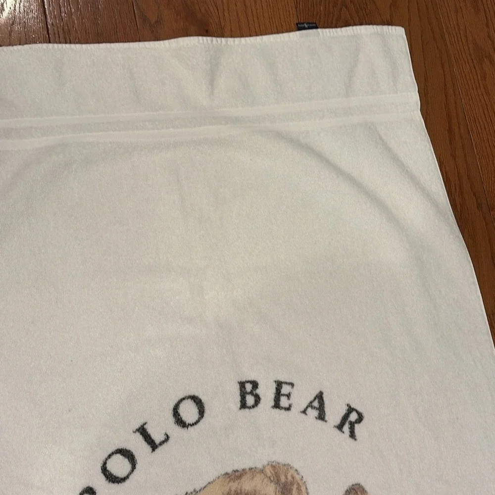 Vintage Ralph Lauren Polo Bear X-Large Beach Towel 35x72